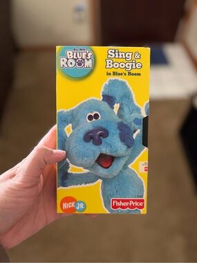Fisher-Price Blues Clues vintage Yellow Kids VHS Cover